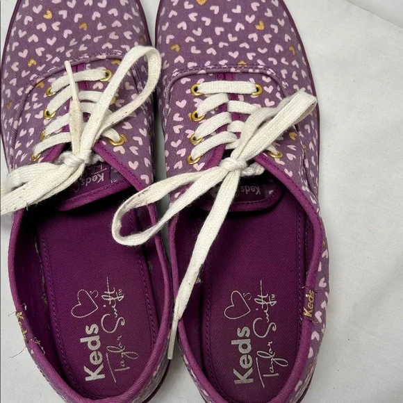 Keds Taylor Swift Women's Purple Patterned Sneakers - Picture 5 of 9